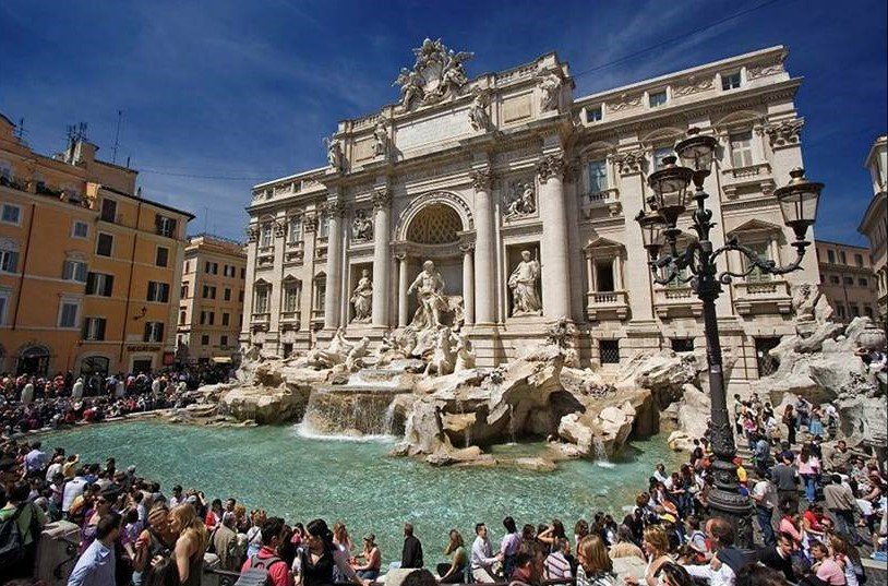 Fontana di Trevi inngangspenger